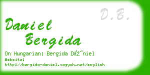 daniel bergida business card